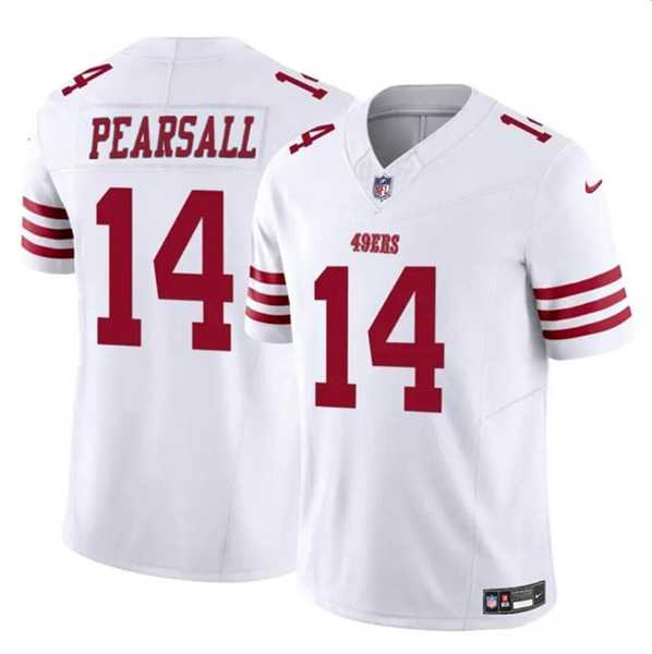 Men & Women & Youth San Francisco 49ers #14 Ricky Pearsall White 2024 Draft F.U.S.E. Vapor Untouchable Limited Football Stitched Jersey->pittsburgh steelers->NFL Jersey